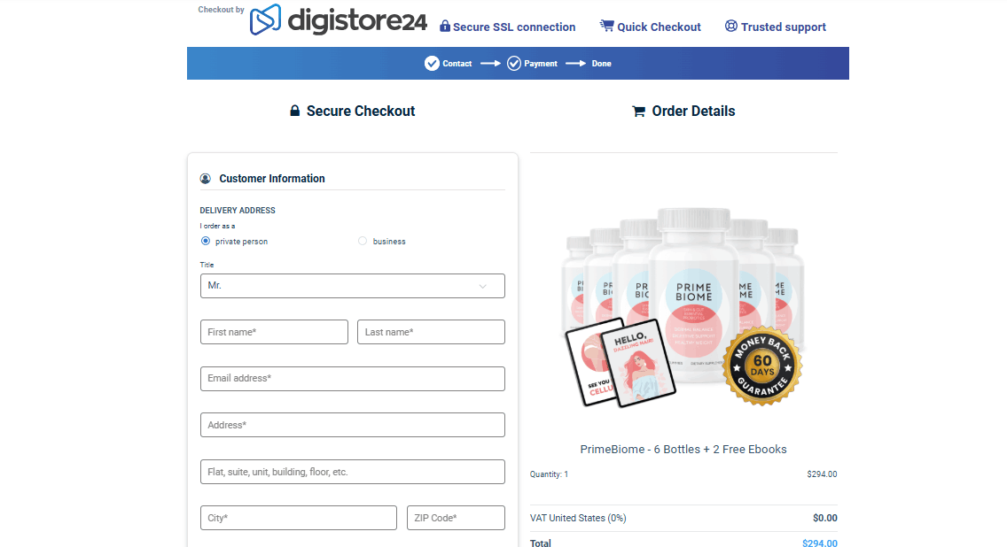 PrimeBiome -Secure-Checkout